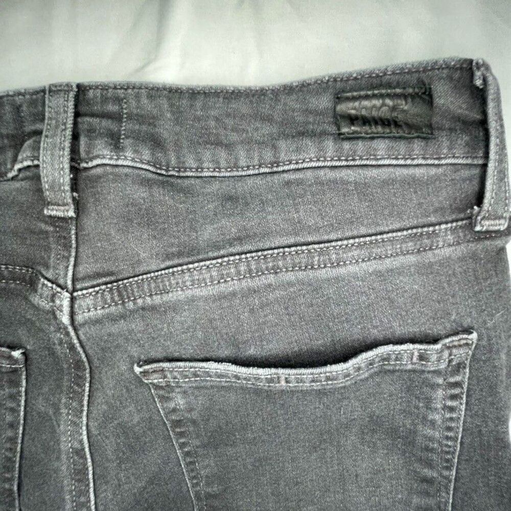 PAIGE Jeans Sz 28 Women's Margot Ankle Black Wash Comfort Stretch Spandex Pants - Picture 13 of 14